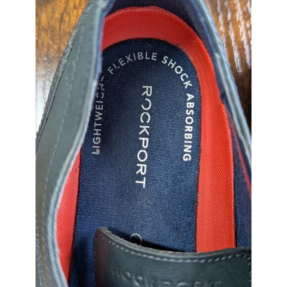 Rockport Plain Toe Men's Dark Gray Oxfords 9.5 - Picture 4 of 6
